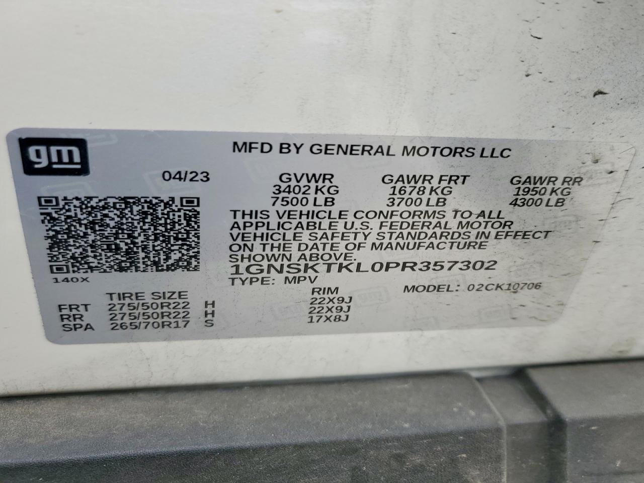 2023 CHEVROLET TAHOE K1500 HIGH COUNTRY photo 27