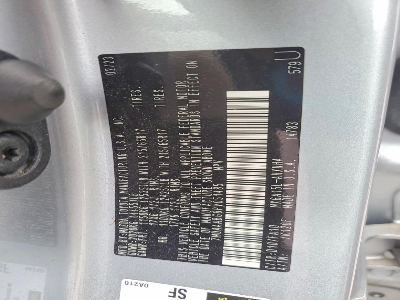 2023 TOYOTA COROLLA CROSS L photo 40