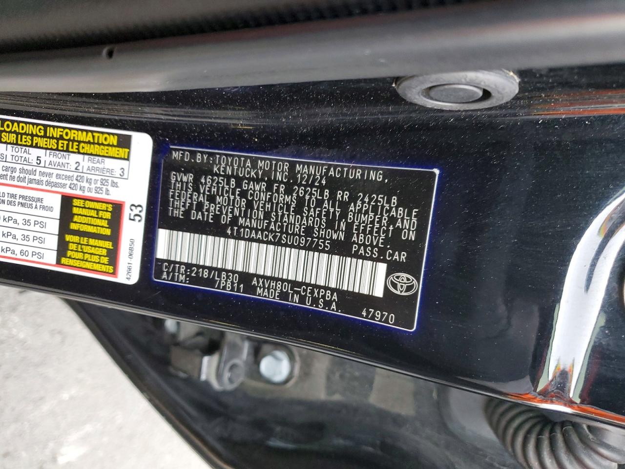 2025 TOYOTA CAMRY XSE photo 13