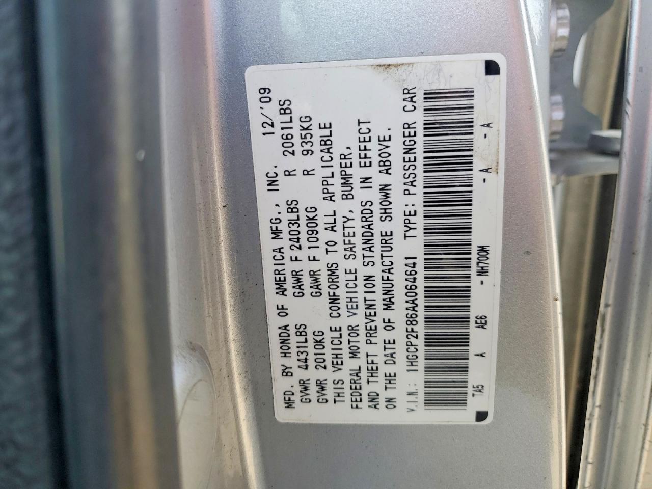 2010 HONDA ACCORD EXL photo 25