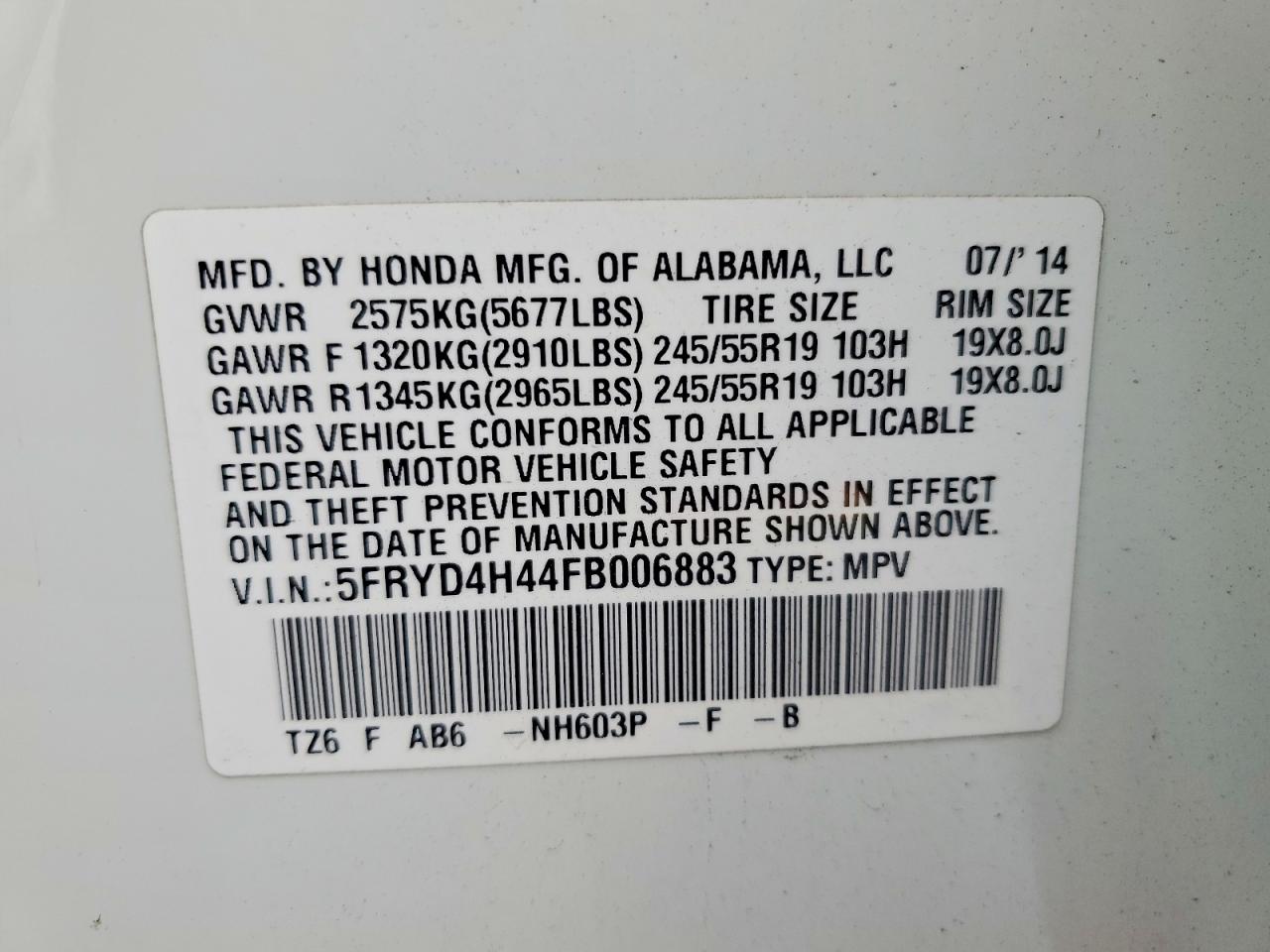 2015 ACURA MDX TECHNOLOGY photo 27