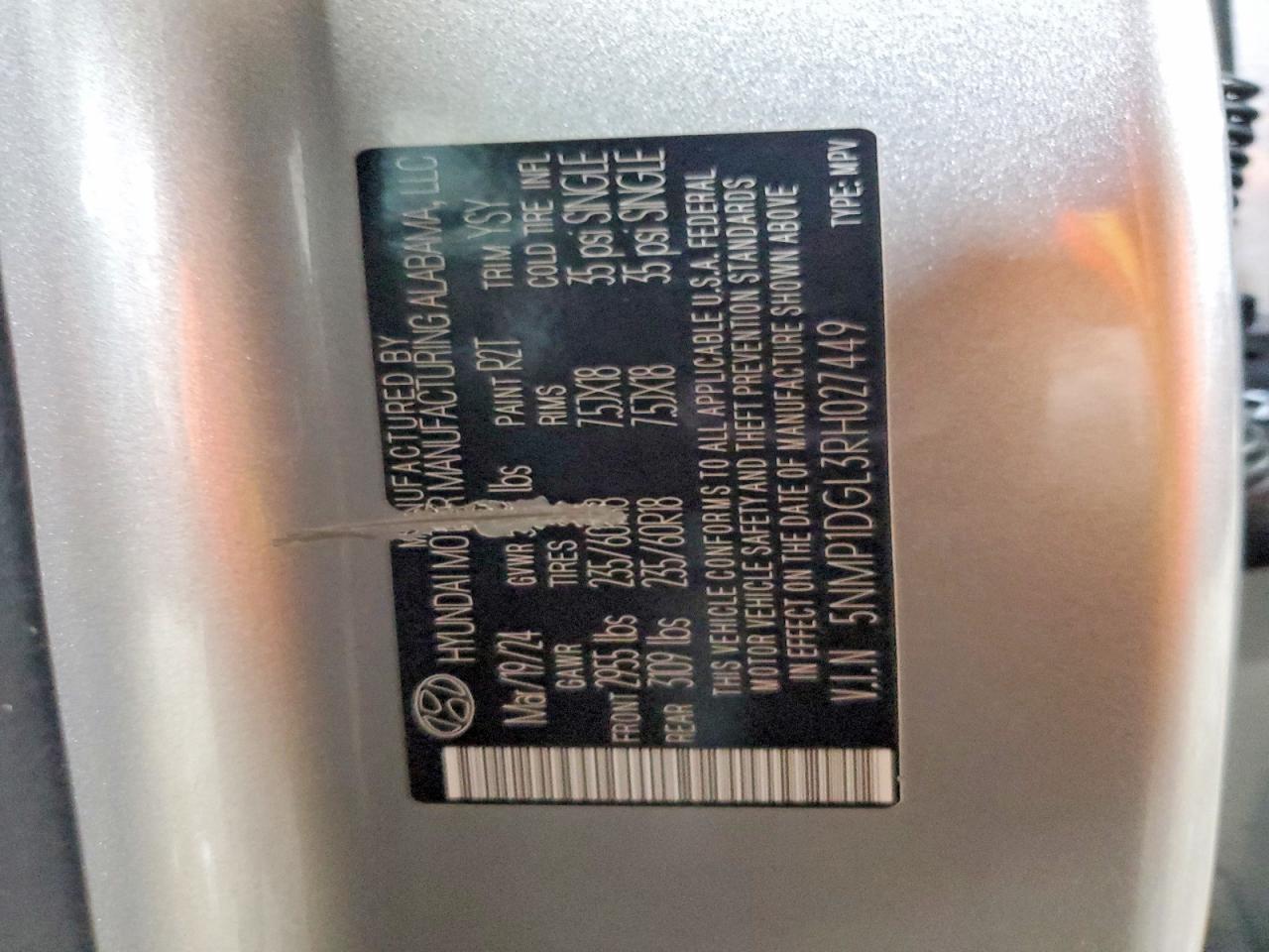 2024 HYUNDAI SANTA FE SE photo 37