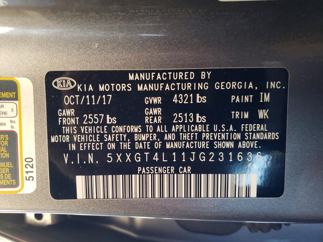 2018 KIA OPTIMA photo 12