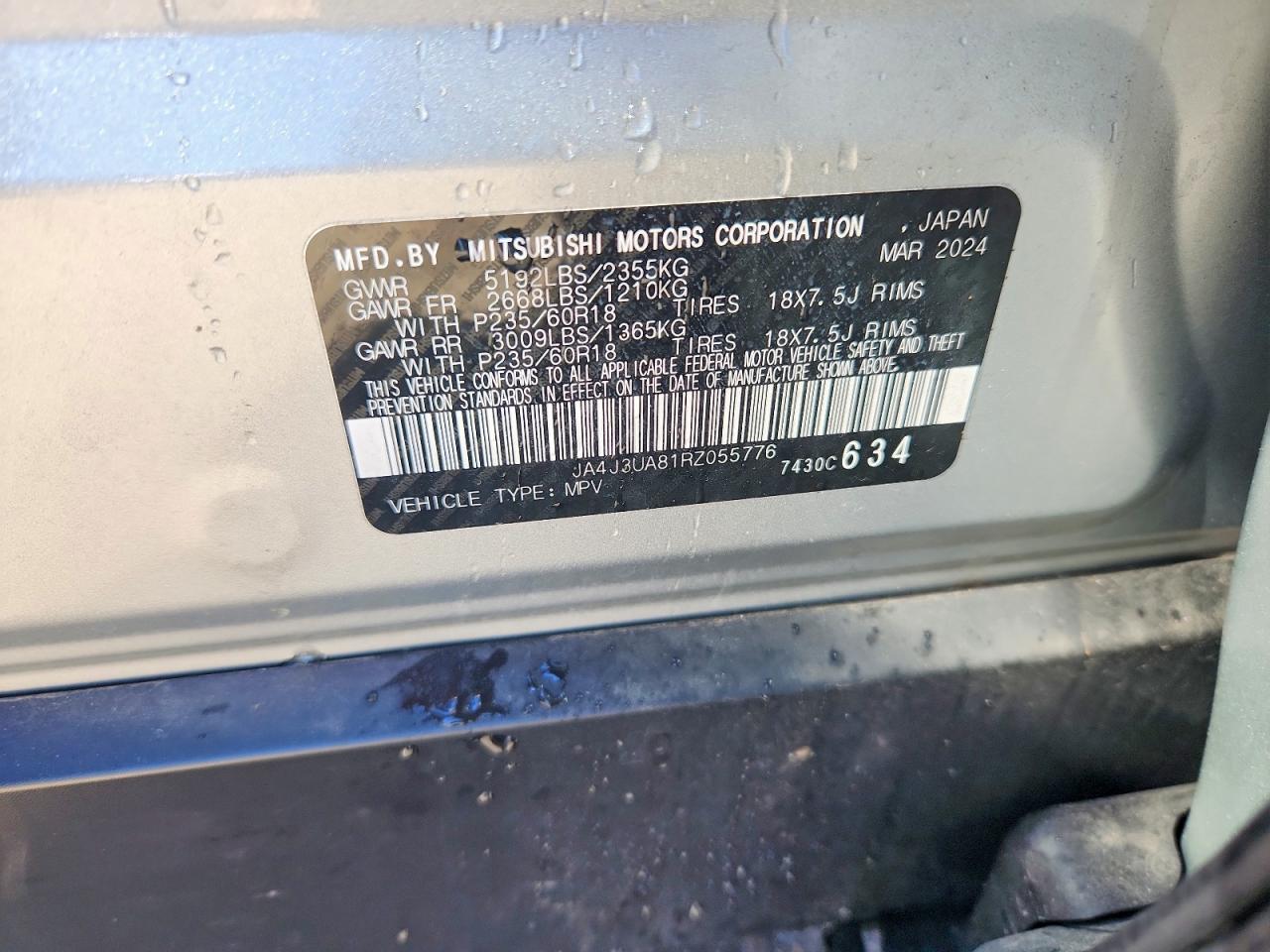 2024 MITSUBISHI OUTLANDER ES photo 37