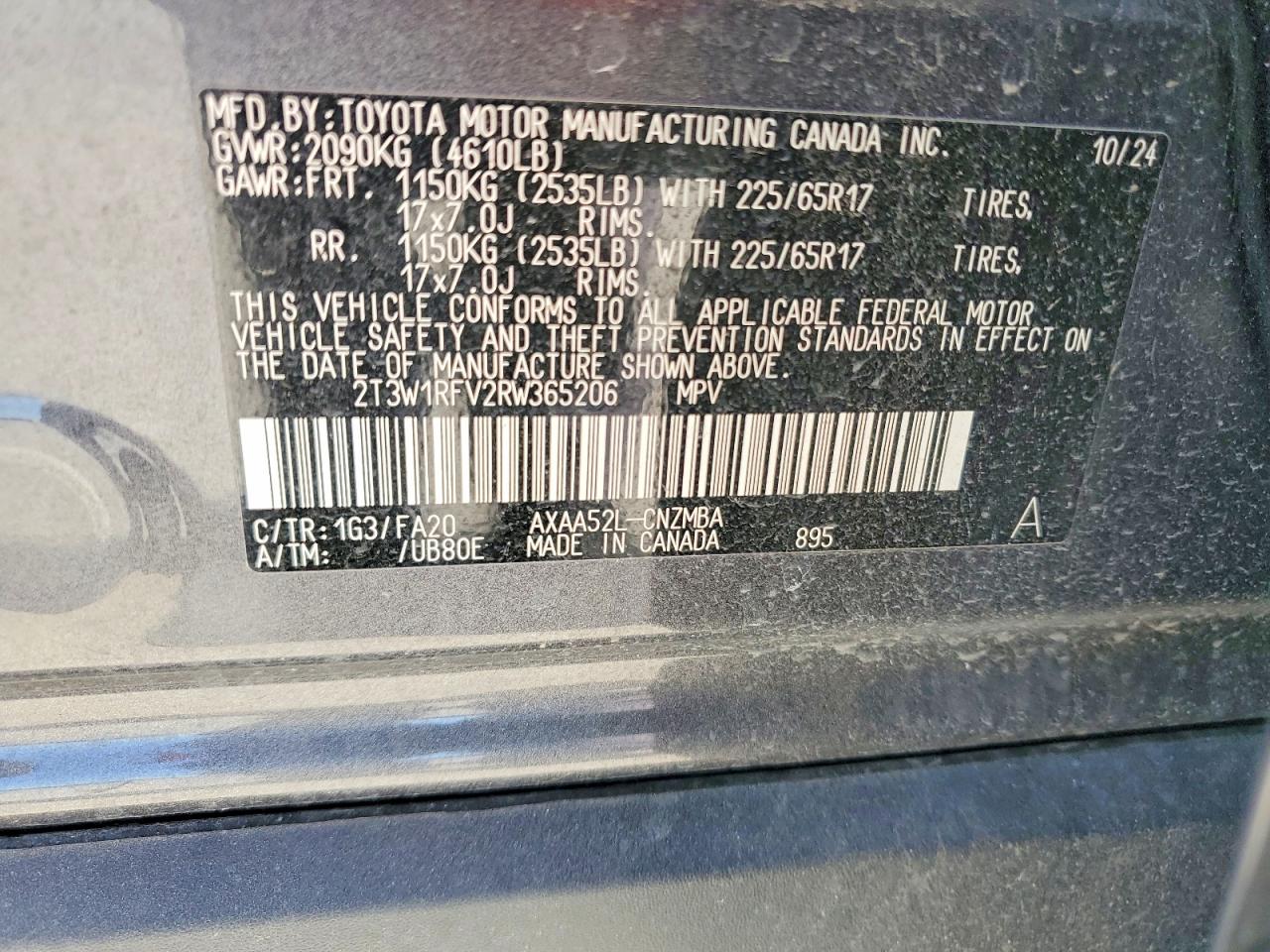 2024 TOYOTA RAV4 XLE photo 14