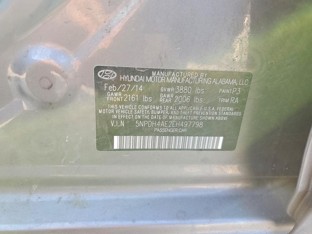 2014 HYUNDAI ELANTRA SE photo 23