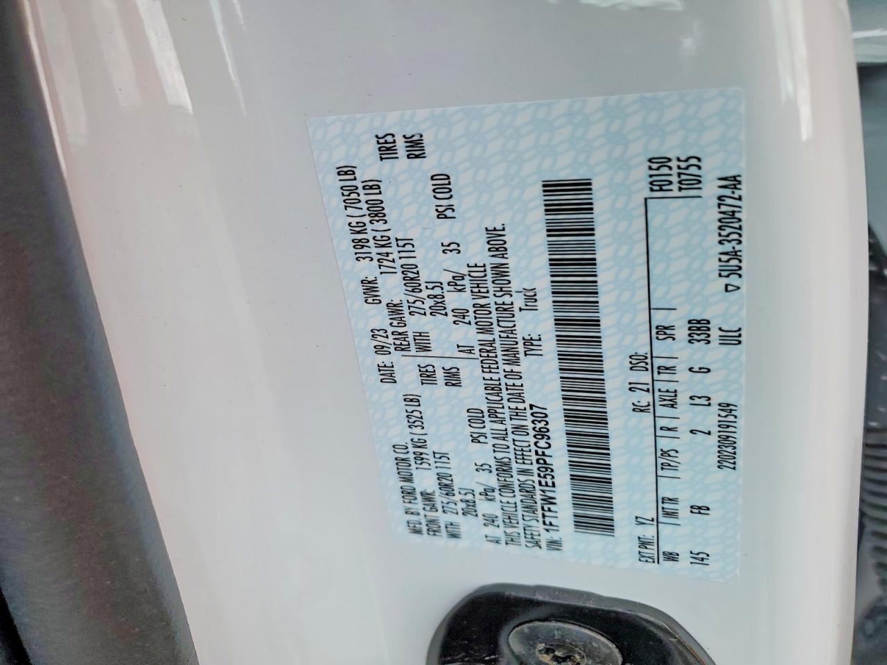 2023 FORD F150 SUPERCREW photo 23
