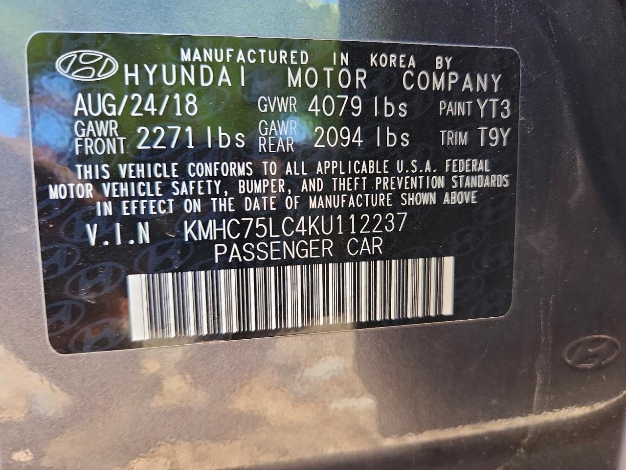 2019 HYUNDAI IONIQ SEL photo 23