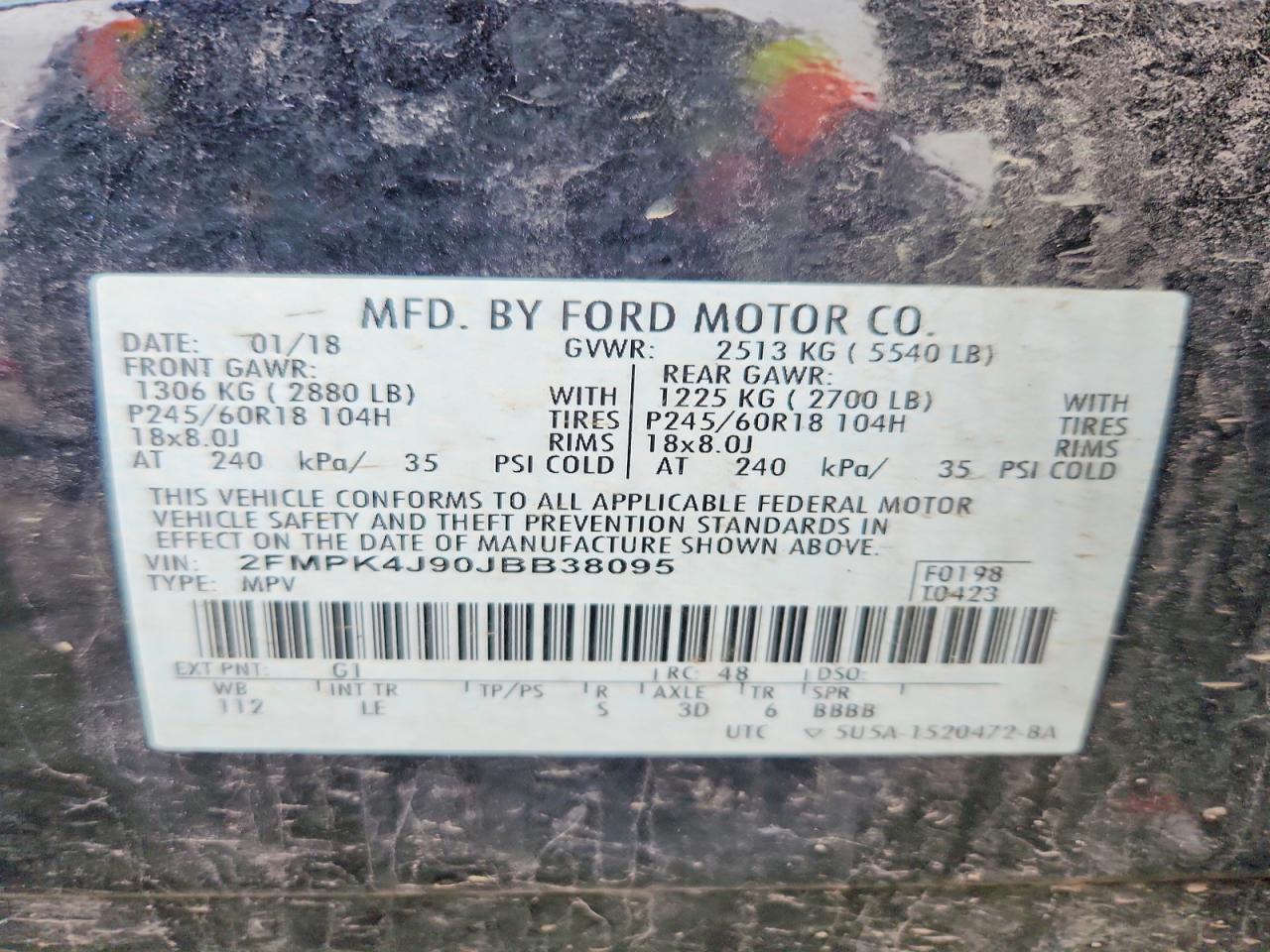 2018 FORD EDGE photo 25