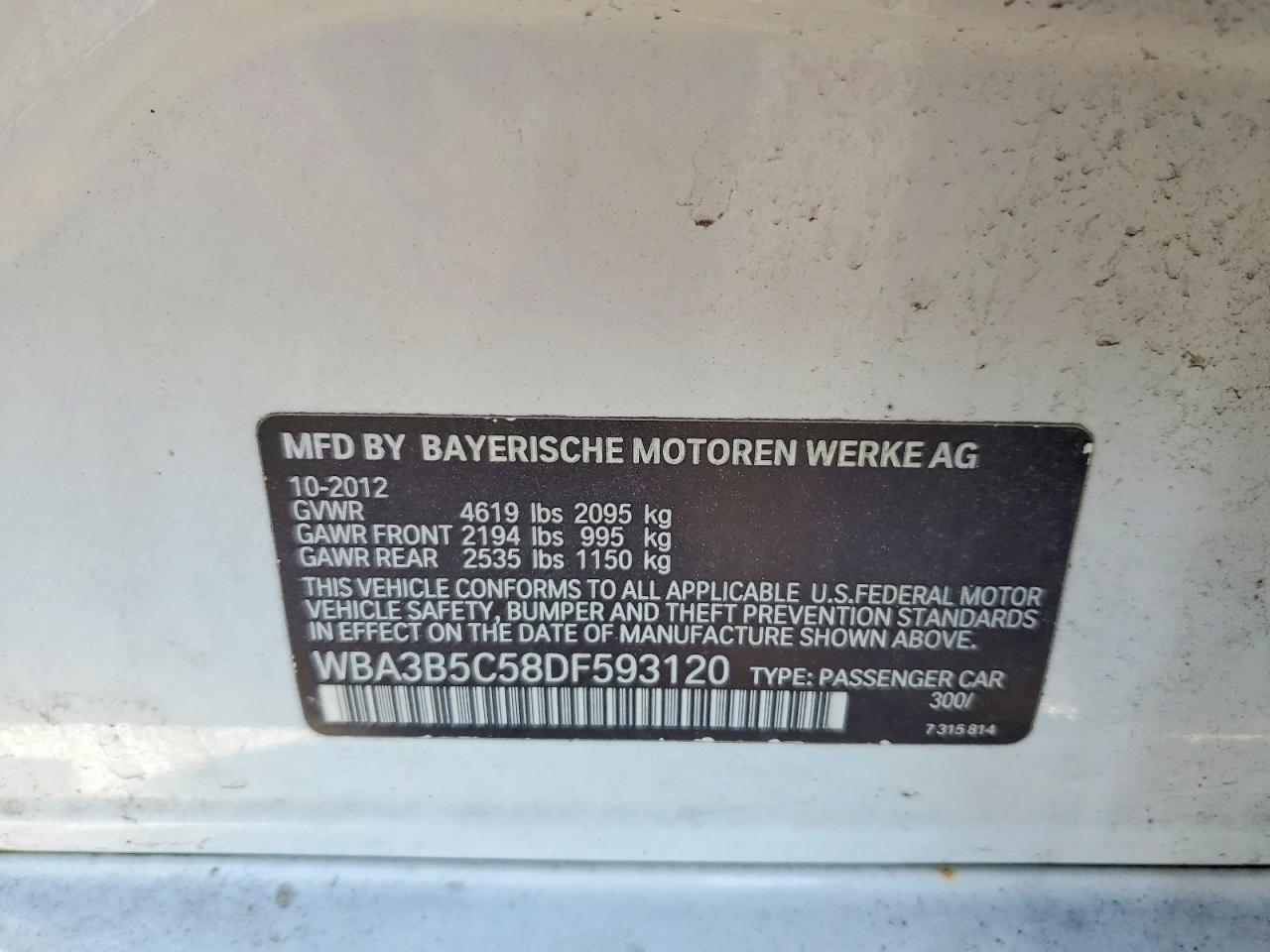 2013 BMW 328 XI SULEV photo 12