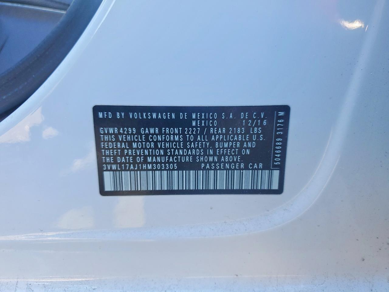 2017 VOLKSWAGEN JETTA SEL photo 13