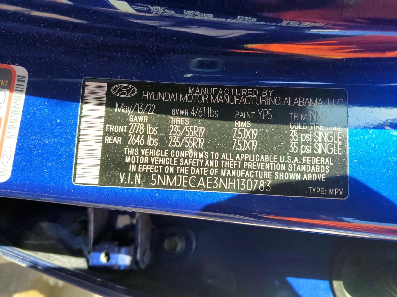 2022 HYUNDAI TUCSON LIMITED photo 13