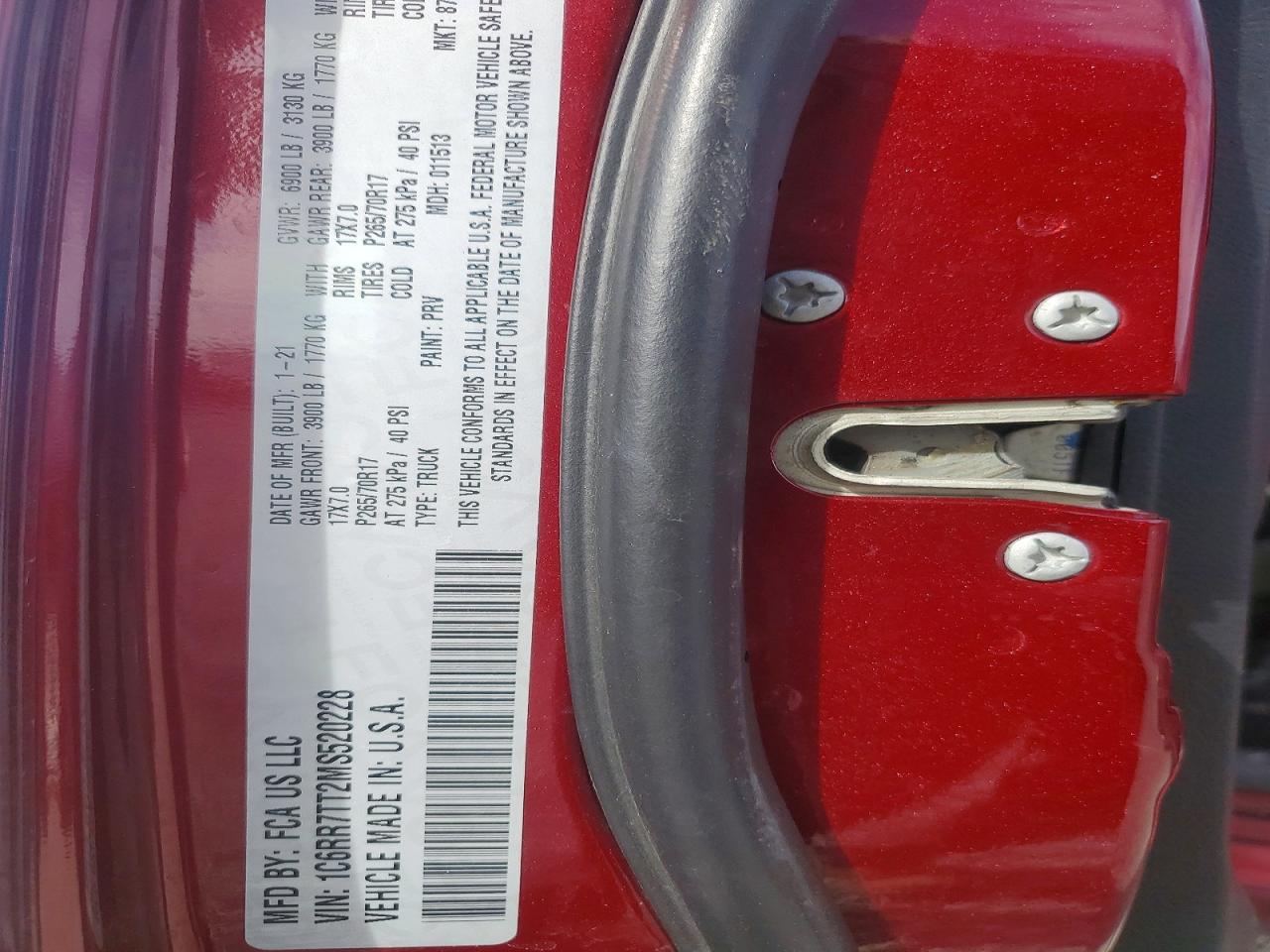 2021 RAM 1500 CLASSIC SLT photo 23