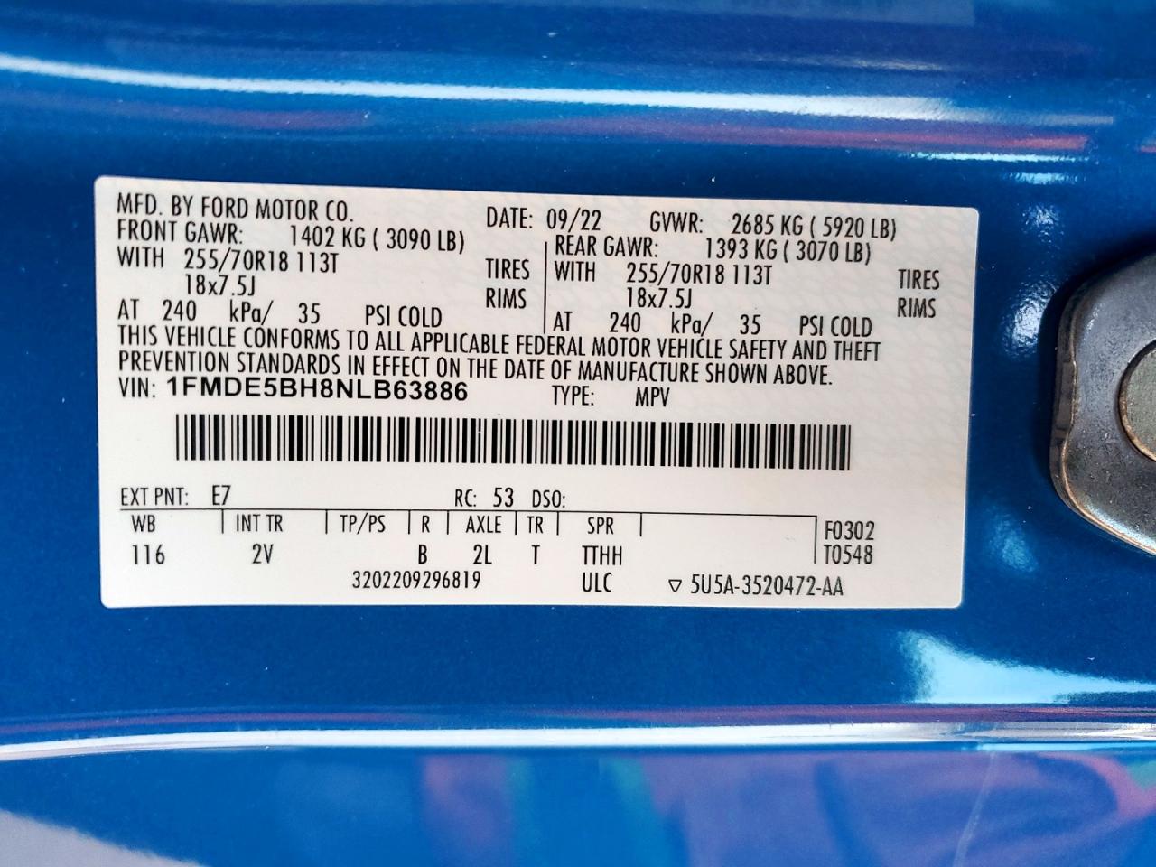 2022 FORD BRONCO BASE photo 25