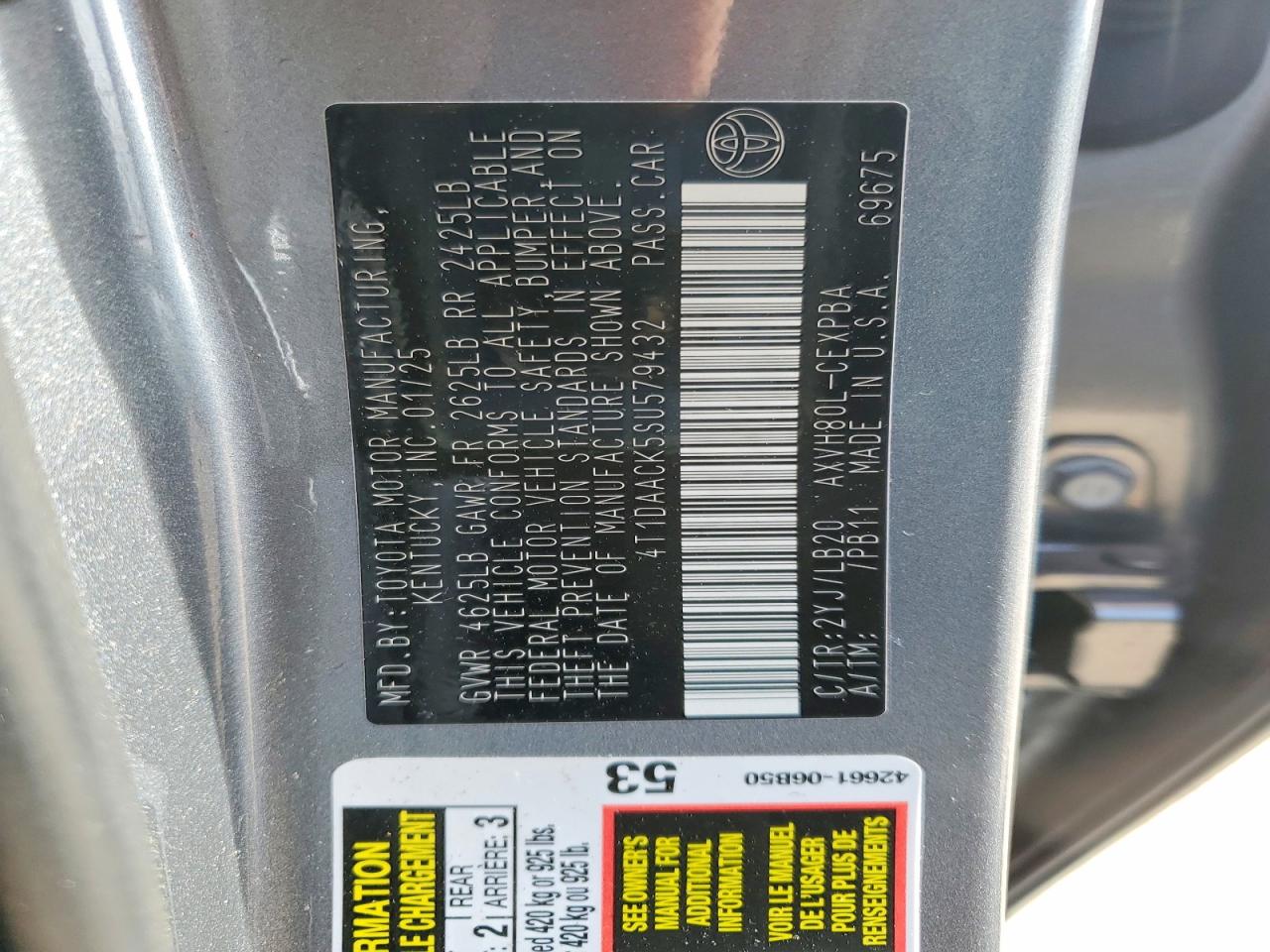 2025 TOYOTA CAMRY XSE photo 12
