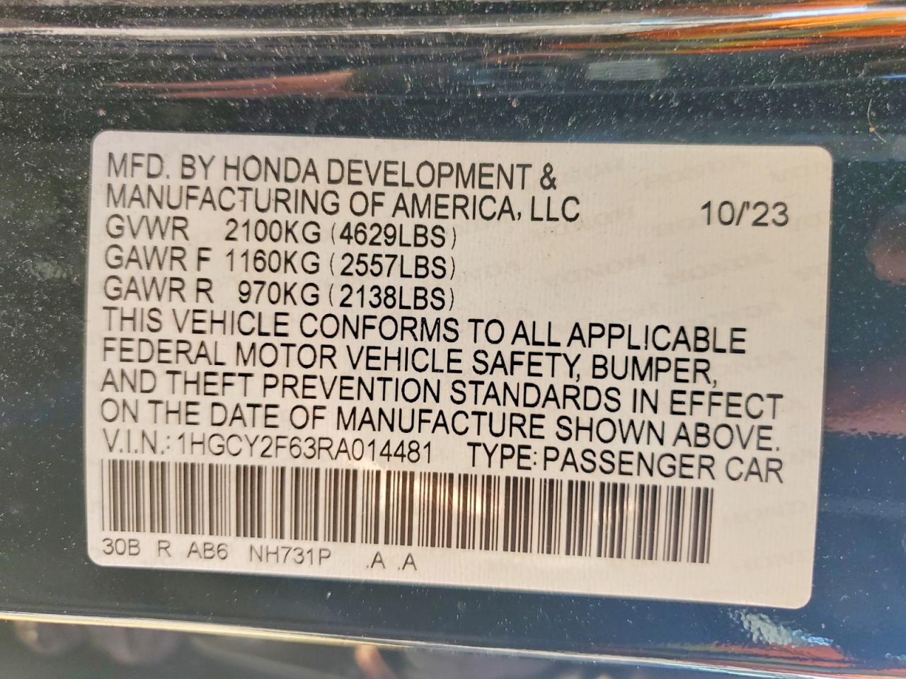 2024 HONDA ACCORD HYBRID EXL photo 37