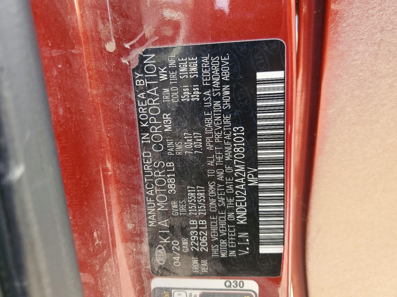 2021 KIA SELTOS S photo 13