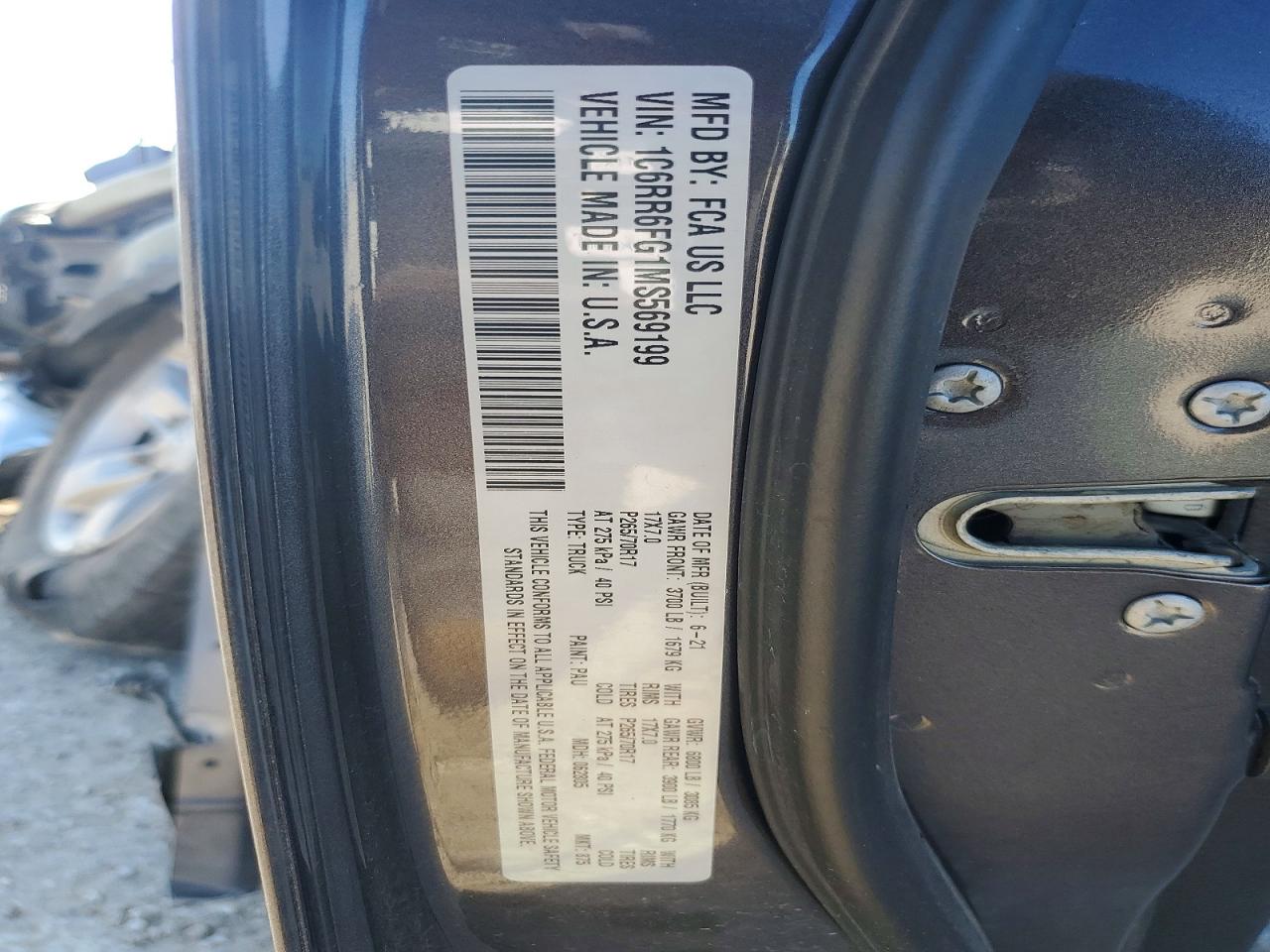 2021 RAM 1500 CLASSIC TRADESMAN photo 12