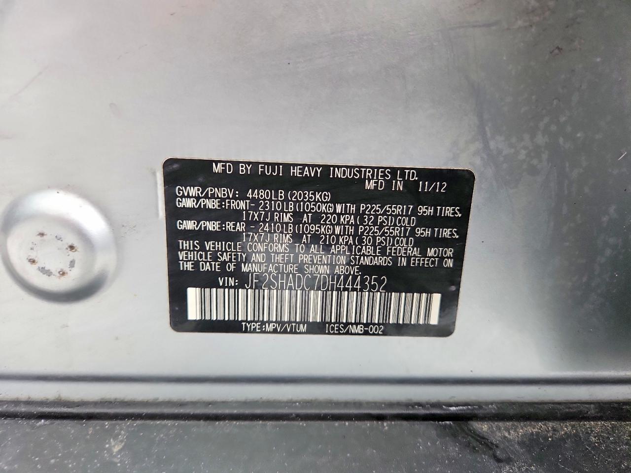 2013 SUBARU FORESTER 2.5X PREMIUM photo 40