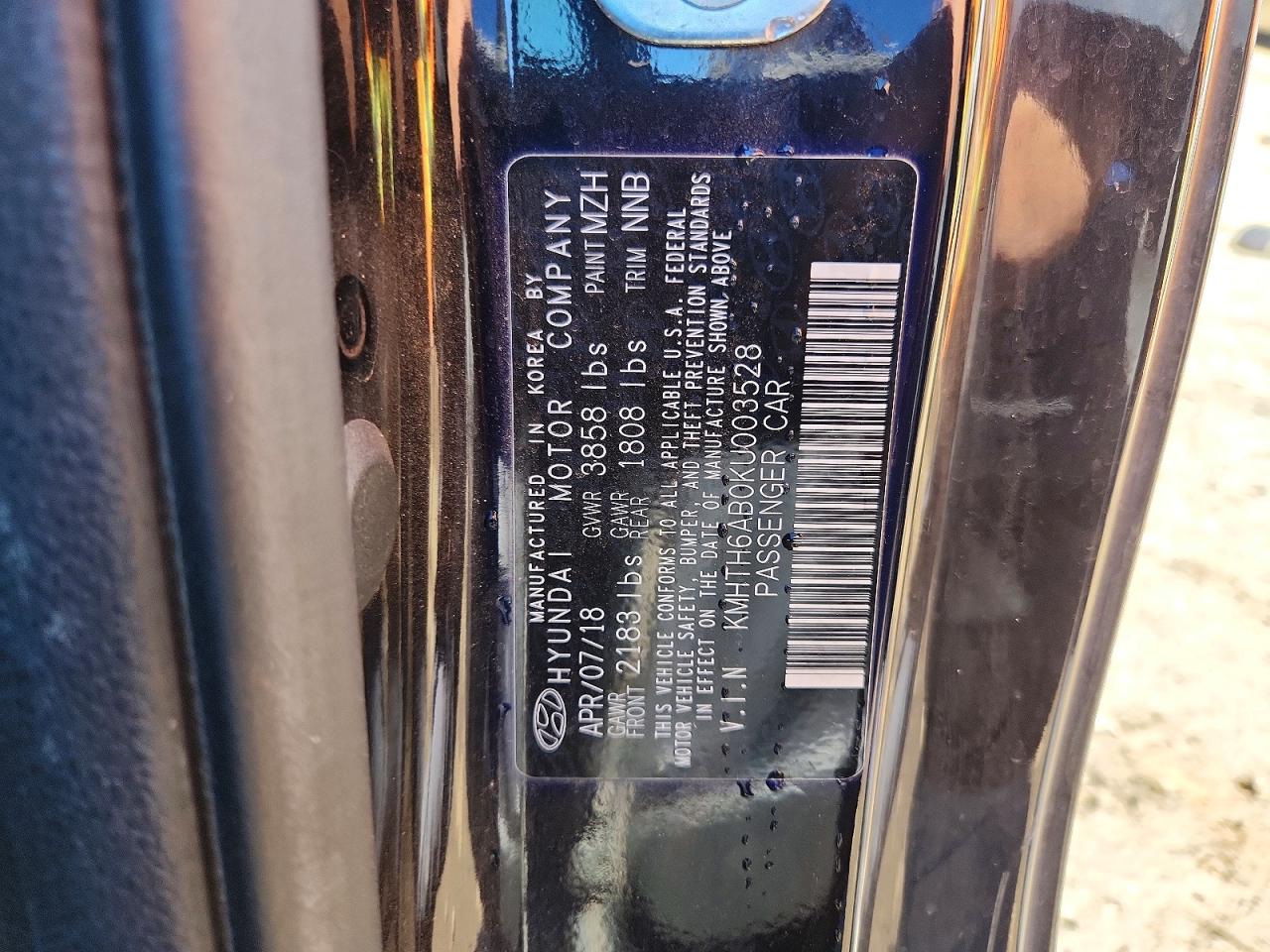 2019 HYUNDAI VELOSTER TURBO photo 13