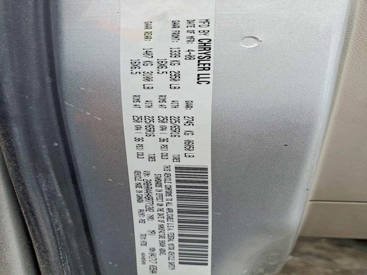 2008 CHRYSLER TOWN & COUNTRY LX photo 37