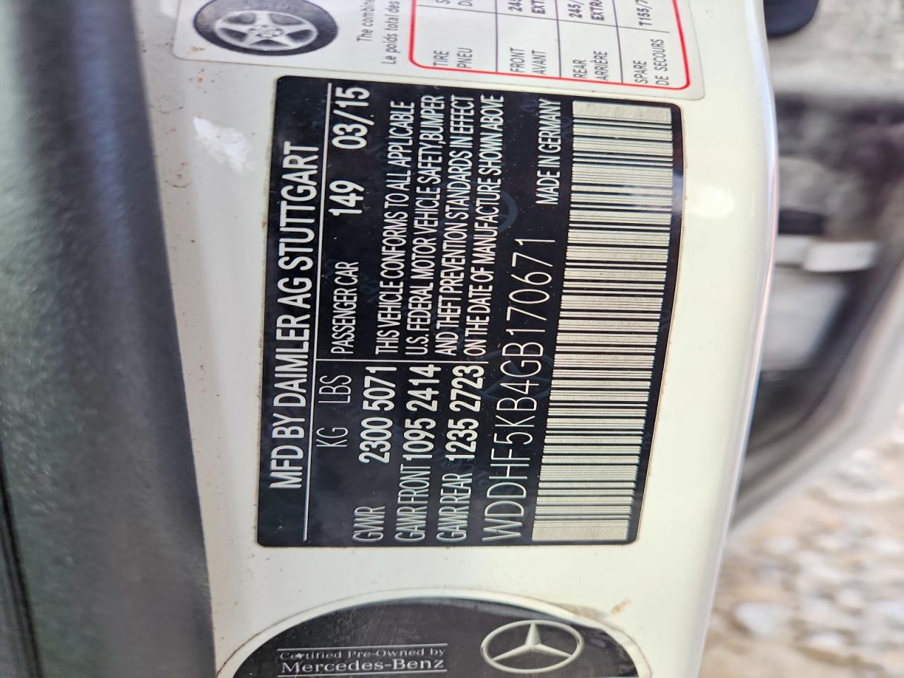 2016 MERCEDES-BENZ E 350 photo 37