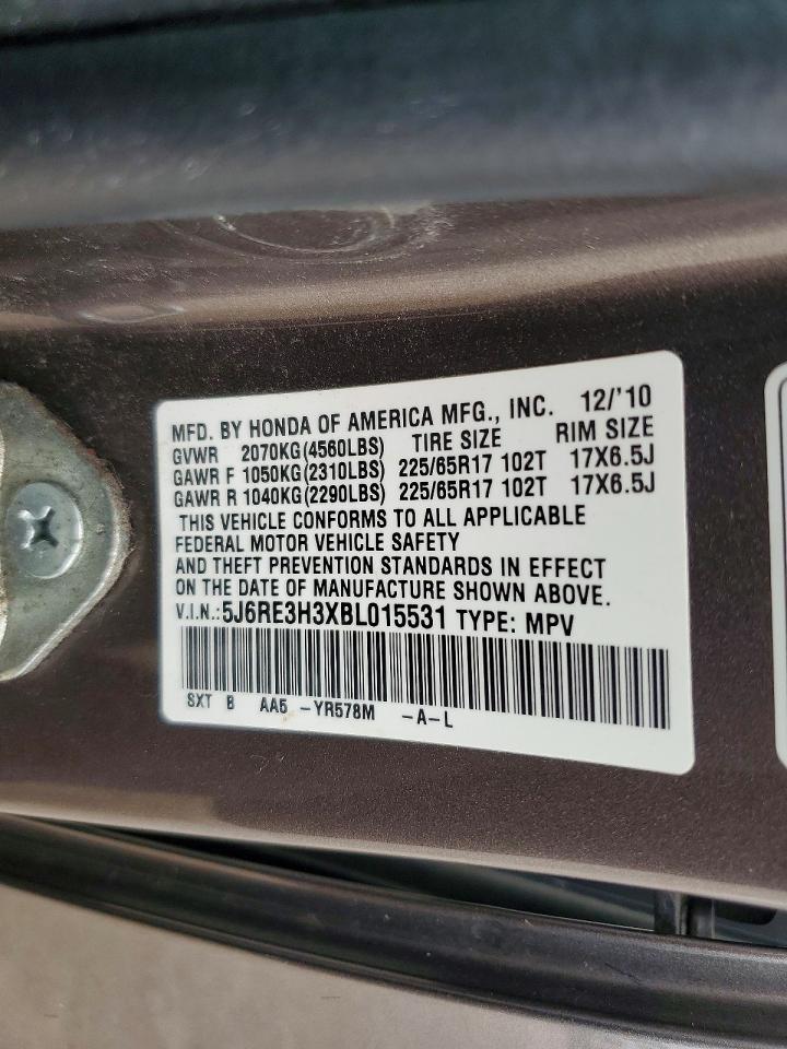 2011 HONDA CR-V LX photo 27