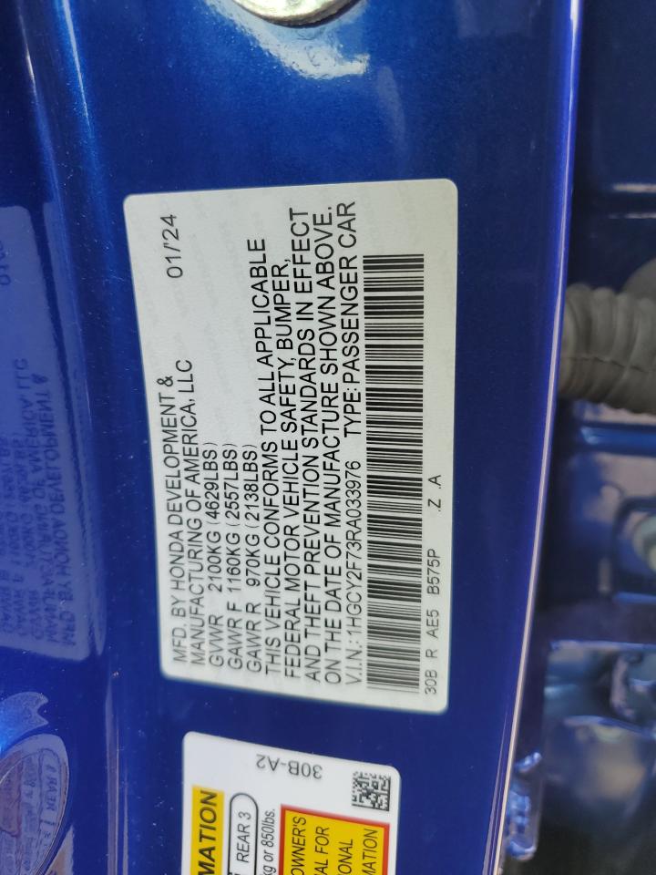 2024 HONDA ACCORD HYBRID SPORT-L photo 13