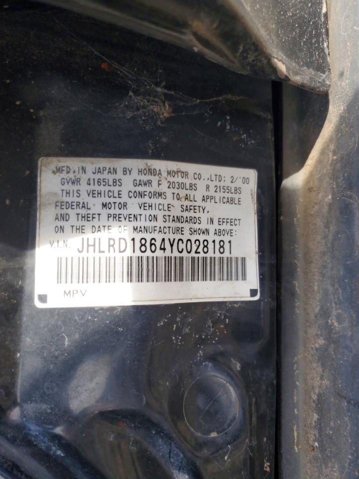 2000 HONDA CR-V EX photo 34
