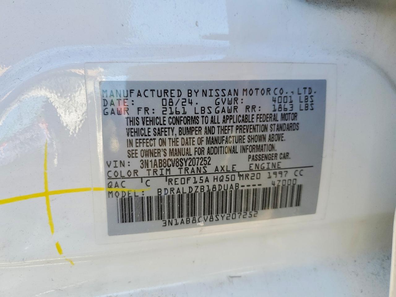 2025 NISSAN SENTRA SV photo 23
