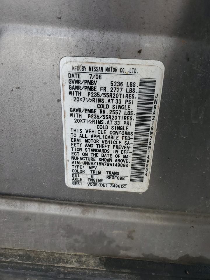 2009 NISSAN MURANO photo 25