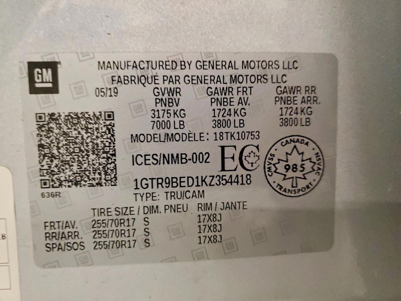 2019 GMC SIERRA K1500 SLE photo 45