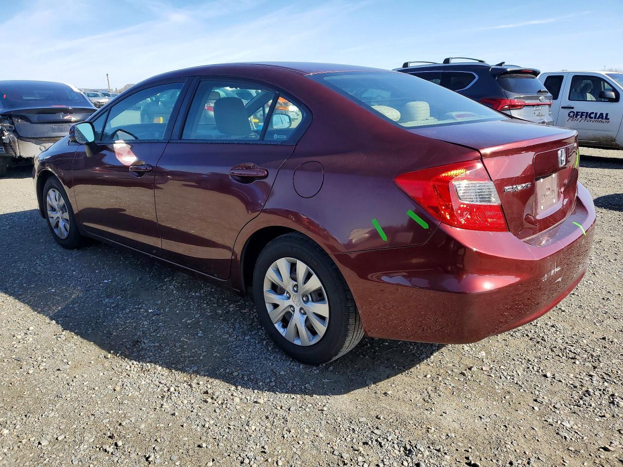 2012 HONDA CIVIC LX photo 3