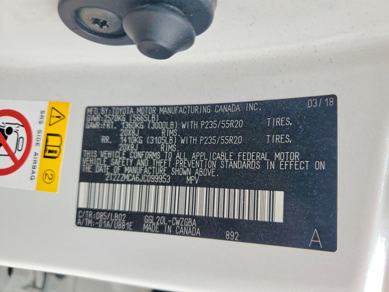 2018 LEXUS RX 350 BASE photo 27