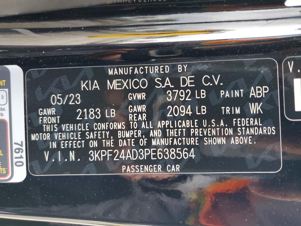 2023 KIA FORTE LX photo 45