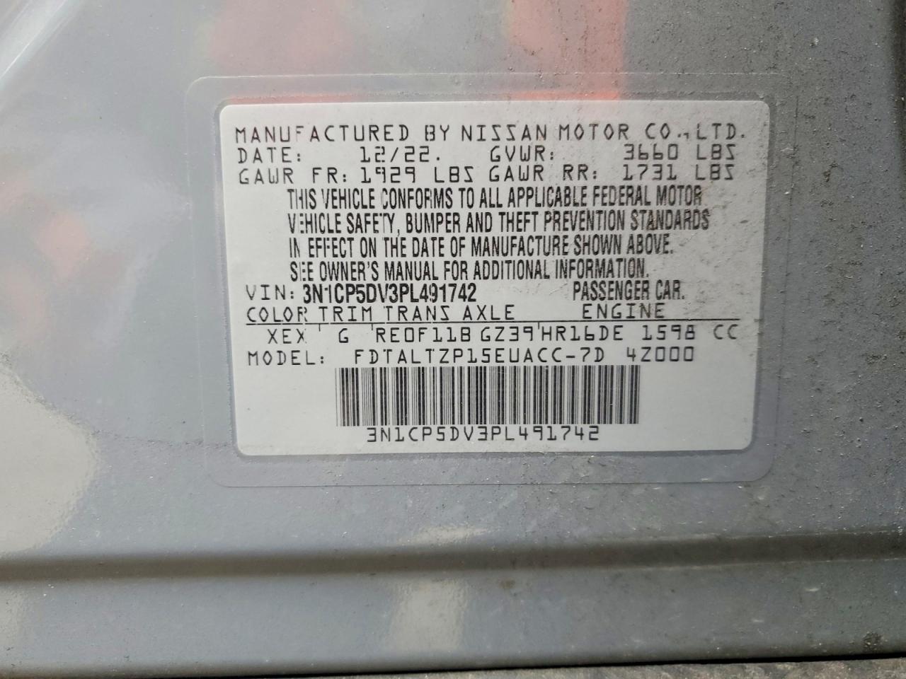 2023 NISSAN KICKS SR photo 27