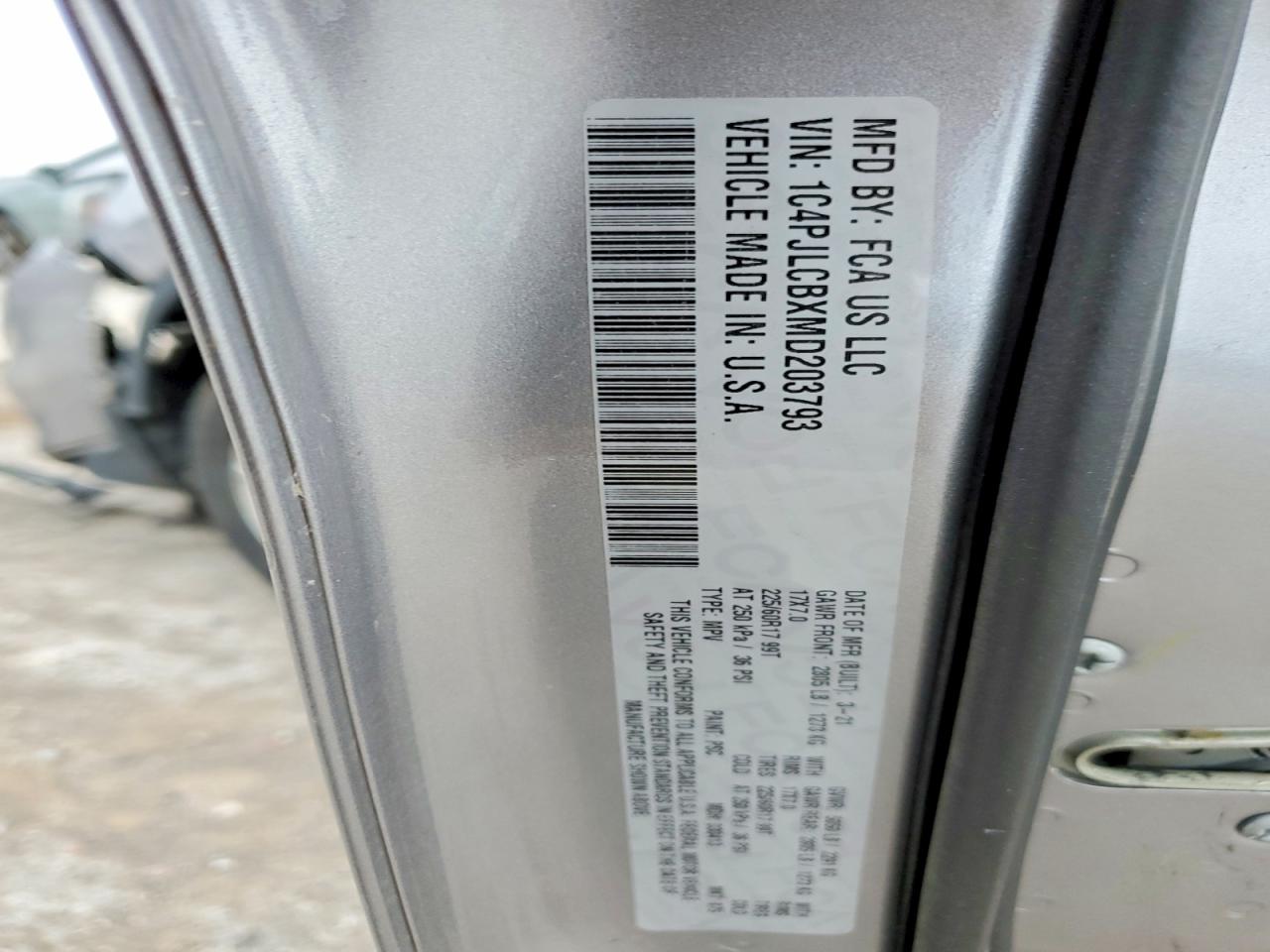 2021 JEEP CHEROKEE LATITUDE photo 37