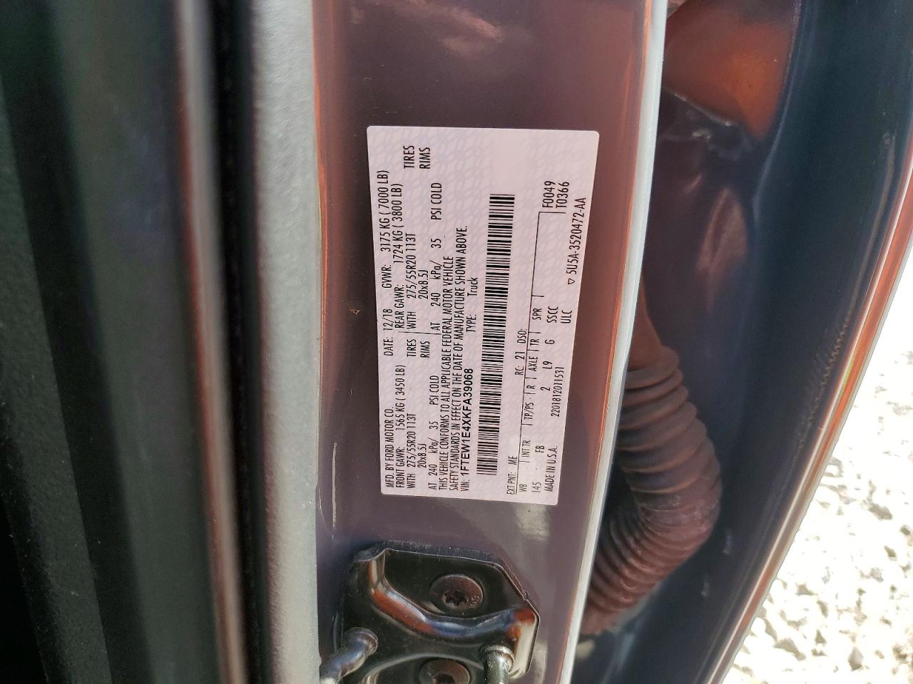 2019 FORD F150 SUPERCREW photo 23