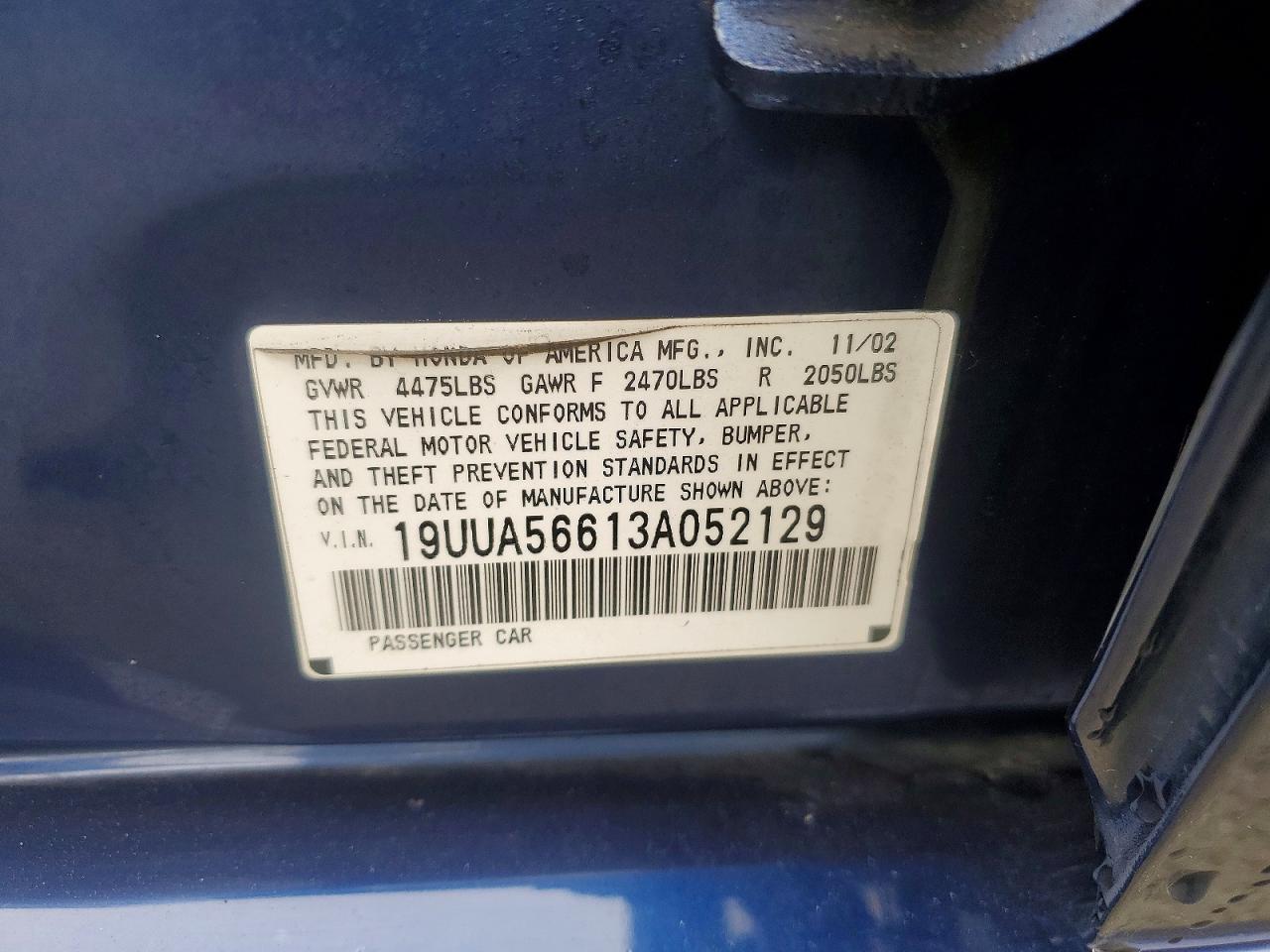 2003 ACURA 3.2TL photo 23