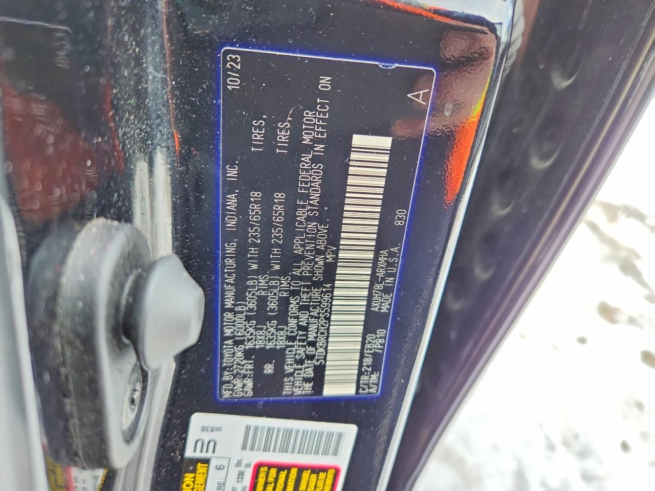 2023 TOYOTA HIGHLANDER BASE photo 27