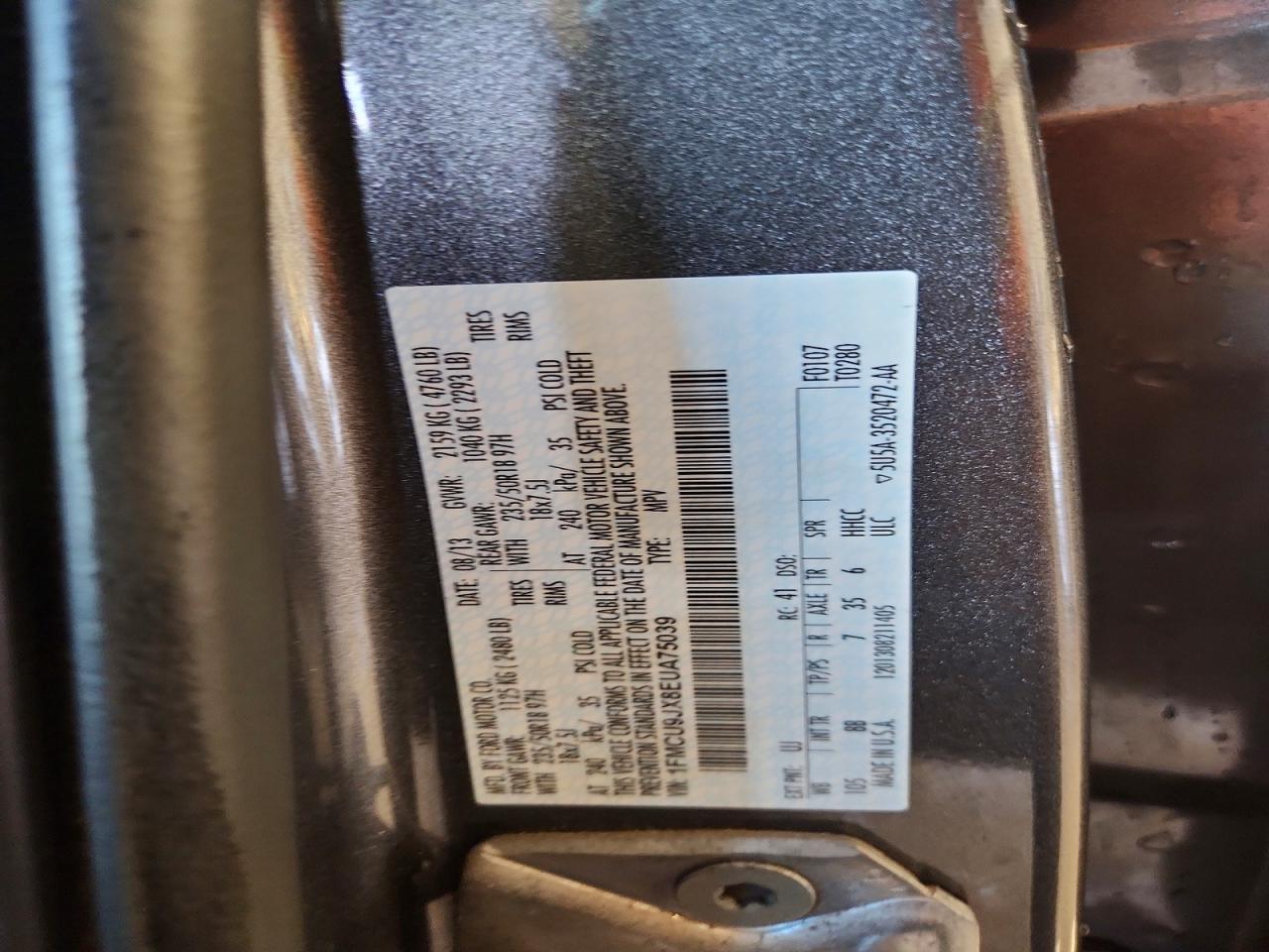 2014 FORD ESCAPE TITANIUM photo 25