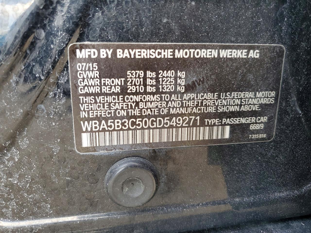 2016 BMW 535 XI photo 23