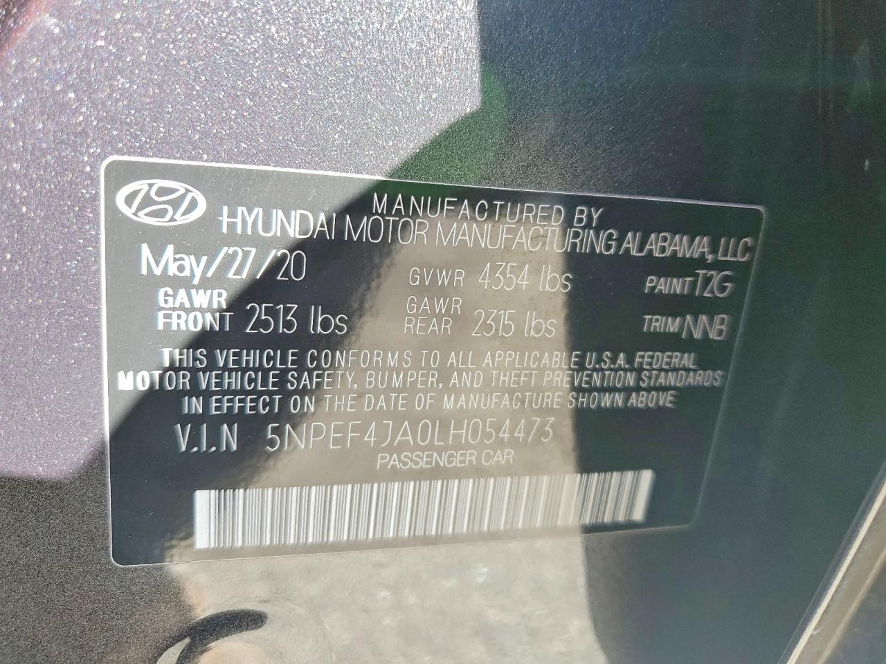 2020 HYUNDAI SONATA SEL photo 23