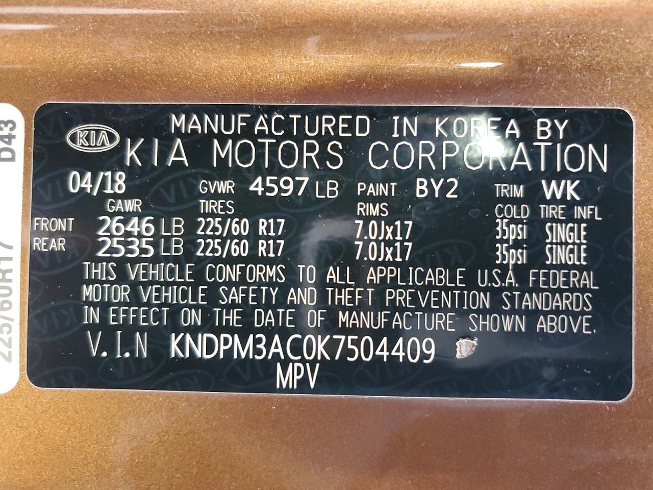 2019 KIA SPORTAGE LX photo 40