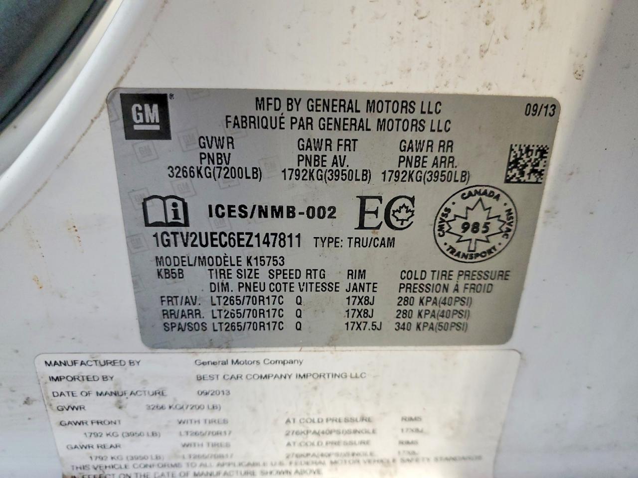 2014 GMC SIERRA K1500 SLE photo 12