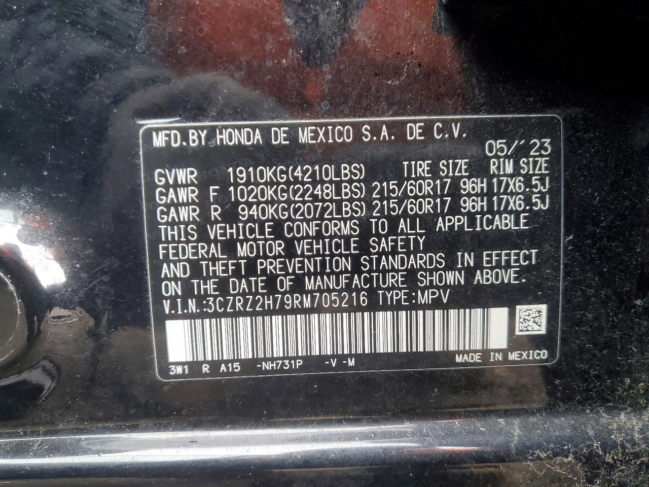 2024 HONDA HR-V EXL photo 25