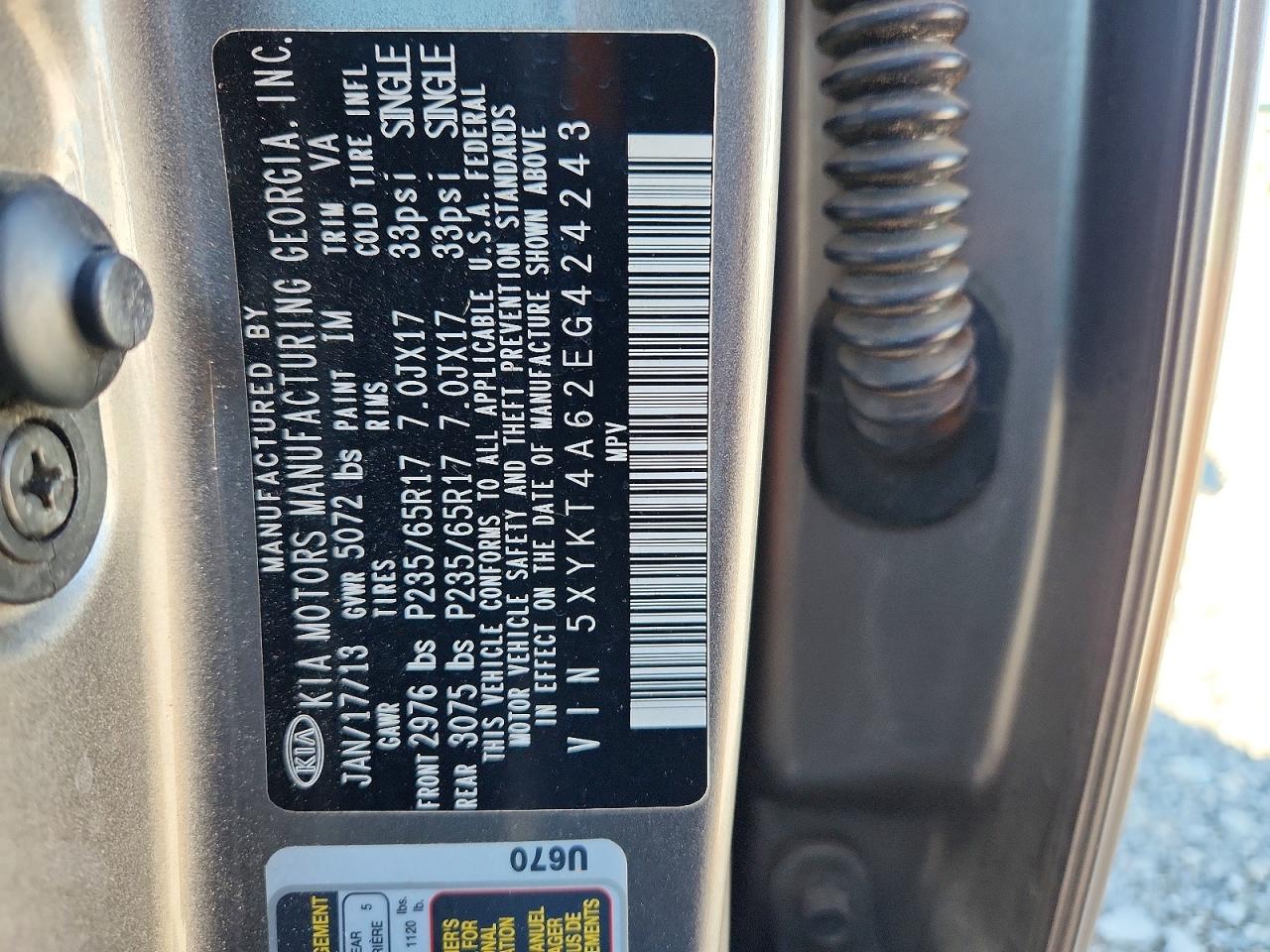 2014 KIA SORENTO LX photo 27