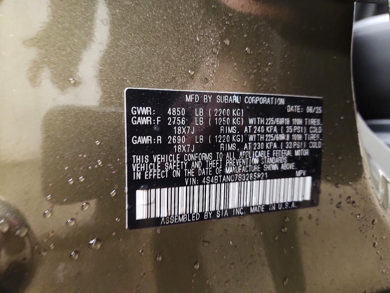 2025 SUBARU OUTBACK LIMITED photo 34