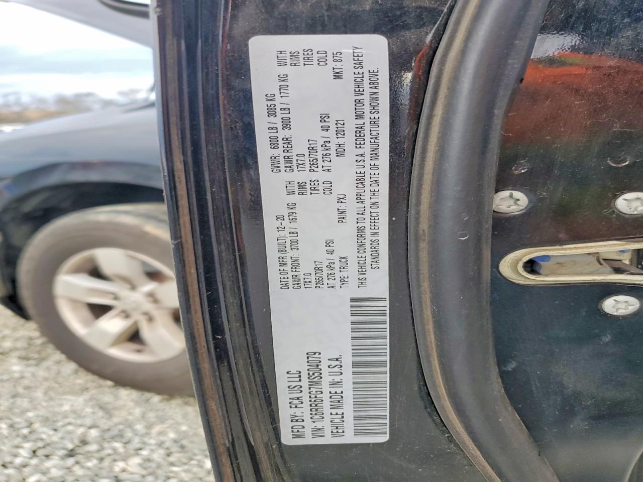 2021 RAM 1500 CLASSIC TRADESMAN photo 12