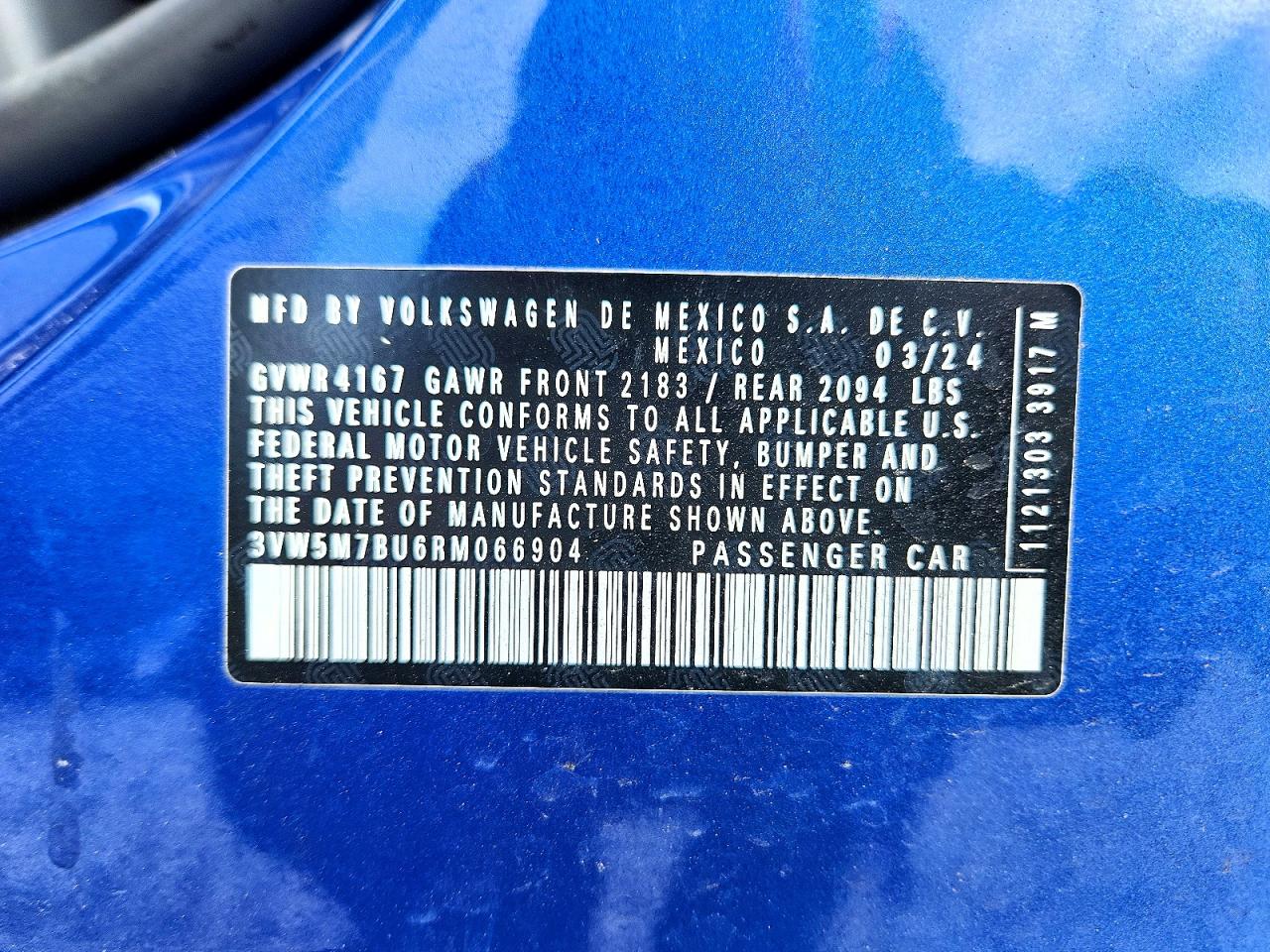 2024 VOLKSWAGEN JETTA S photo 23